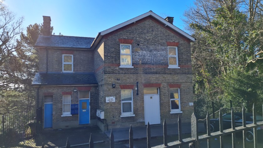 Despite having very low passenger numbers, the station building for Upper Sydenham survives.